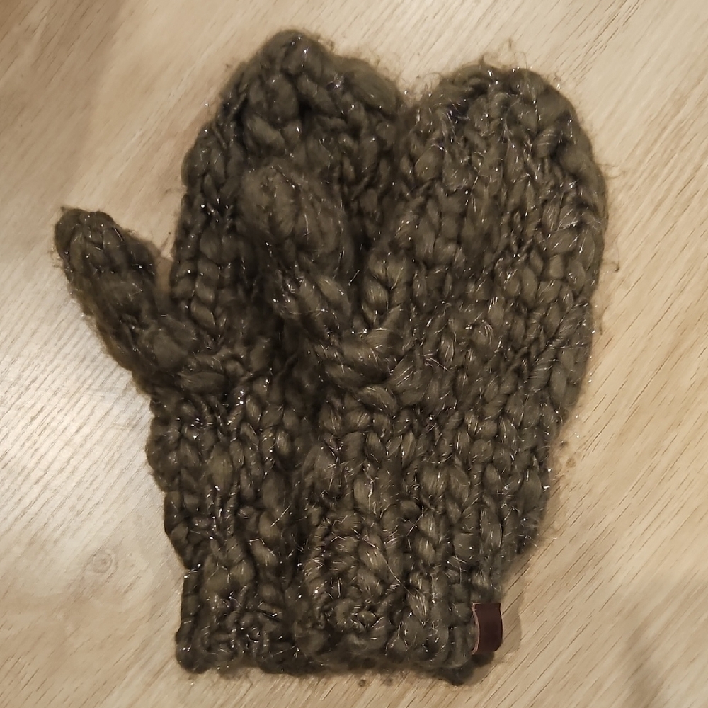 Lucky Brand Chunky Knit Mittens